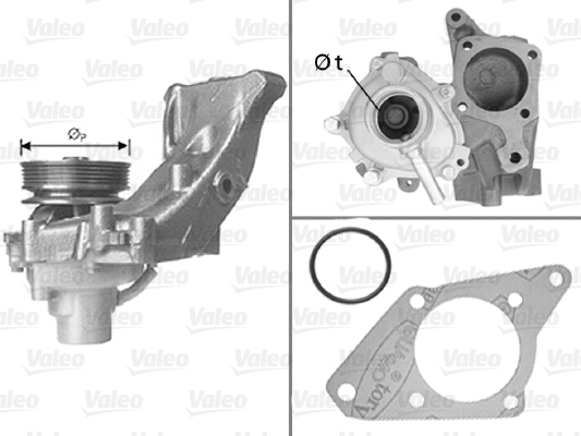 Waterpomp Valeo 506586