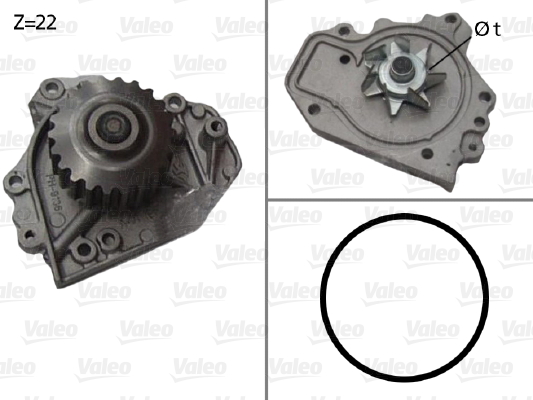 Waterpomp Valeo 506680