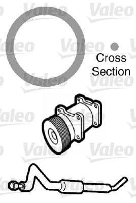 Koelmiddelbuis pakking Valeo 509736