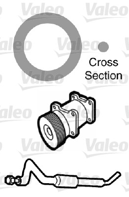 Koelmiddelbuis pakking Valeo 509737