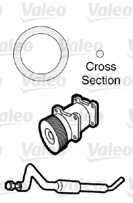 Koelmiddelbuis pakking Valeo 509739
