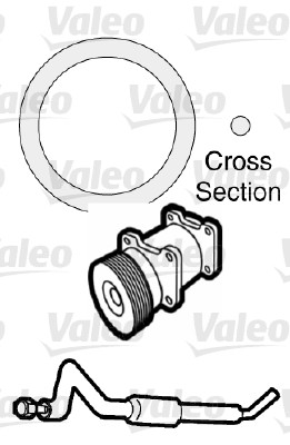 Koelmiddelbuis pakking Valeo 509740