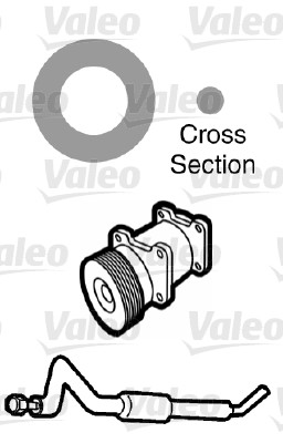 Koelmiddelbuis pakking Valeo 509745