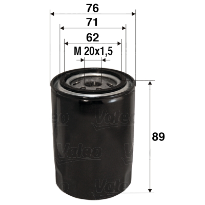 Oliefilter Valeo 586000