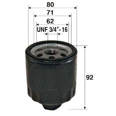 Oliefilter Valeo 586009