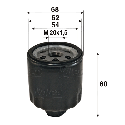 Oliefilter Valeo 586011