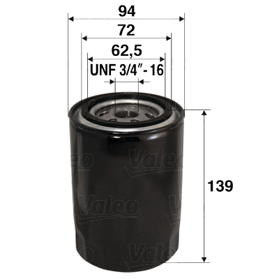 Oliefilter Valeo 586015