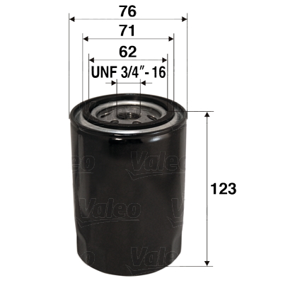 Oliefilter Valeo 586070