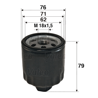 Oliefilter Valeo 586072