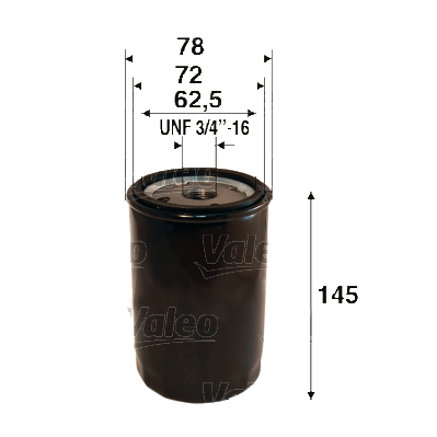 Oliefilter Valeo 586106