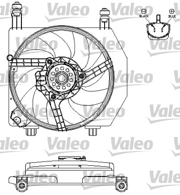 Ventilatorwiel-motorkoeling Valeo 696160