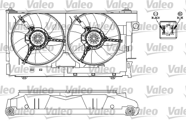 Ventilatorwiel-motorkoeling Valeo 696212