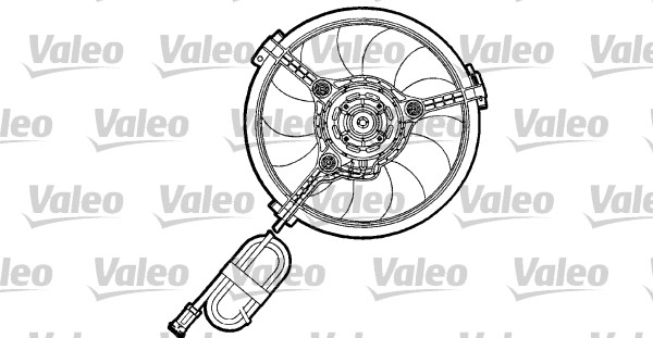 Ventilatorwiel-motorkoeling Valeo 698155