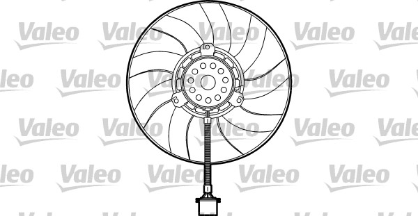 Ventilatorwiel-motorkoeling Valeo 698373