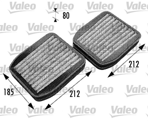 Valeo Interieurfilter 698740