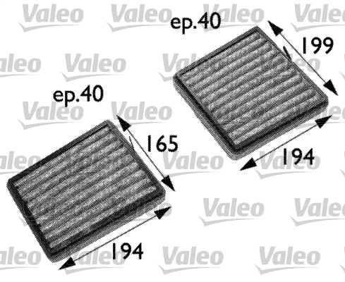 Valeo Interieurfilter 698742