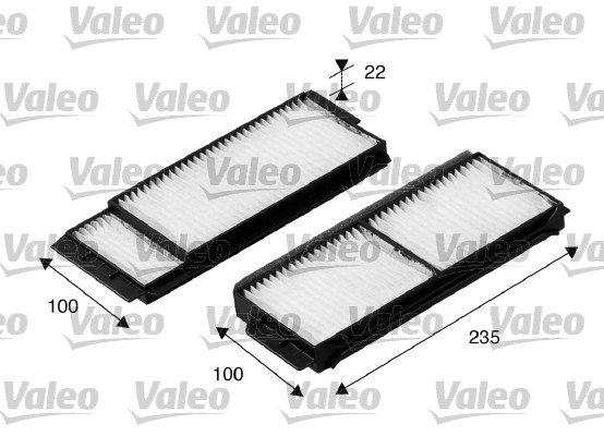 Valeo Interieurfilter 698892