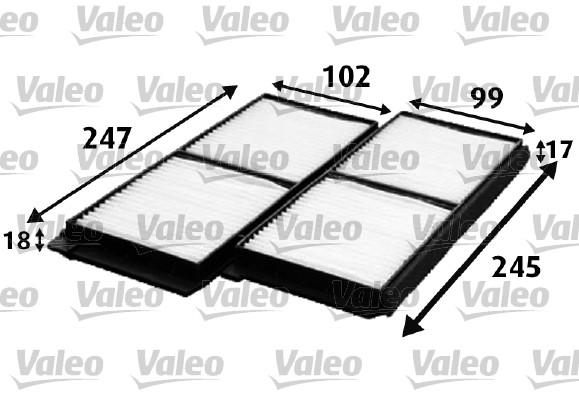 Valeo Interieurfilter 715642