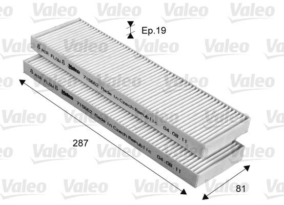 Valeo Interieurfilter 715662