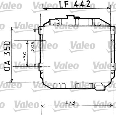 Radiateur Valeo 730110