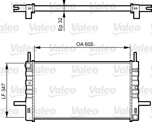 Radiateur Valeo 730123