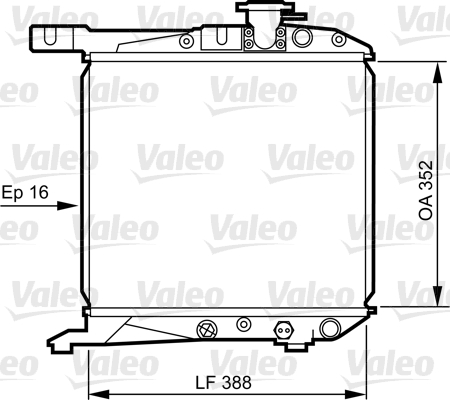 Radiateur Valeo 730168