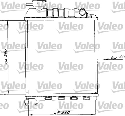 Radiateur Valeo 730172