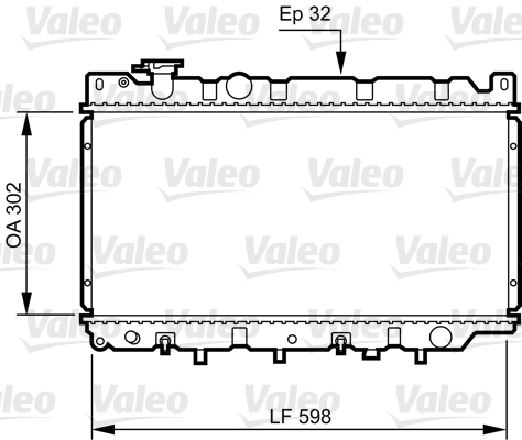 Radiateur Valeo 730241