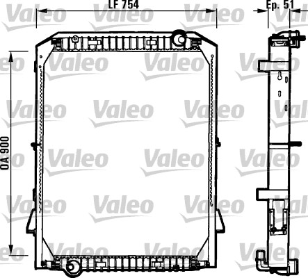 Radiateur Valeo 730259