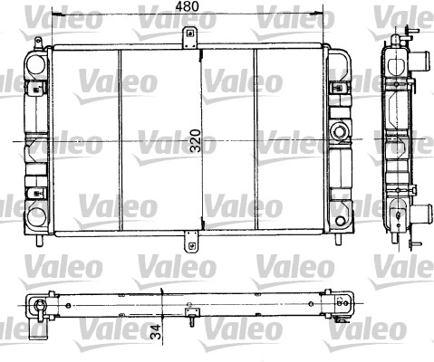 Radiateur Valeo 730317