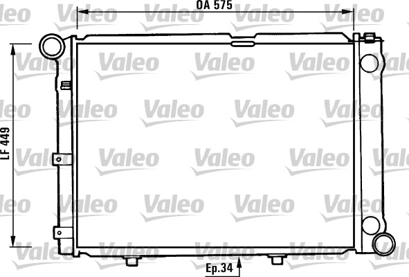 Radiateur Valeo 730344