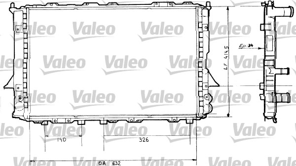 Radiateur Valeo 730362