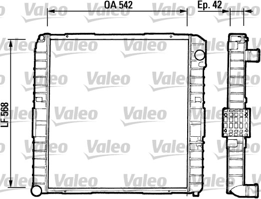 Radiateur Valeo 730378