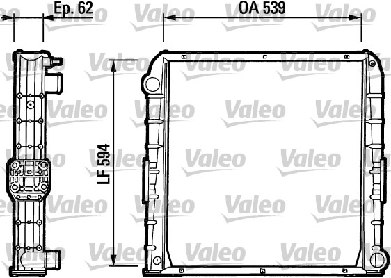 Radiateur Valeo 730385