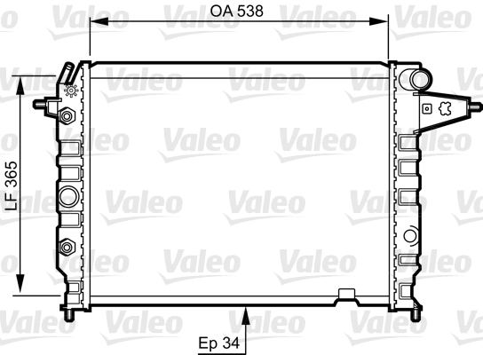 Radiateur Valeo 730396