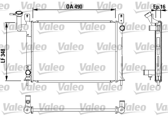 Radiateur Valeo 730406