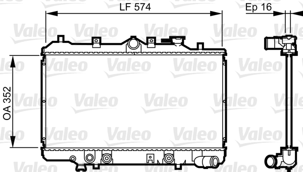 Radiateur Valeo 730437