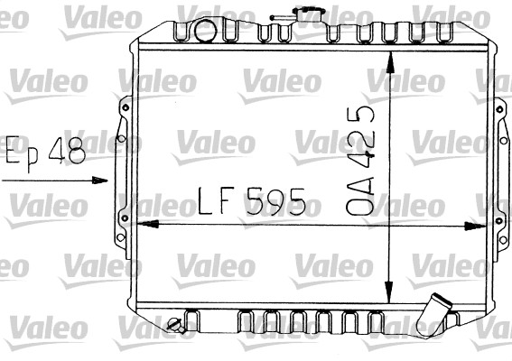 Radiateur Valeo 730454