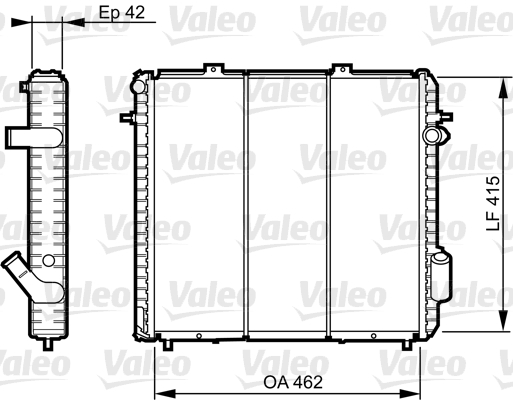 Radiateur Valeo 730502