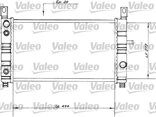 Radiateur Valeo 730559