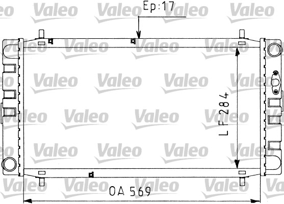 Radiateur Valeo 730578