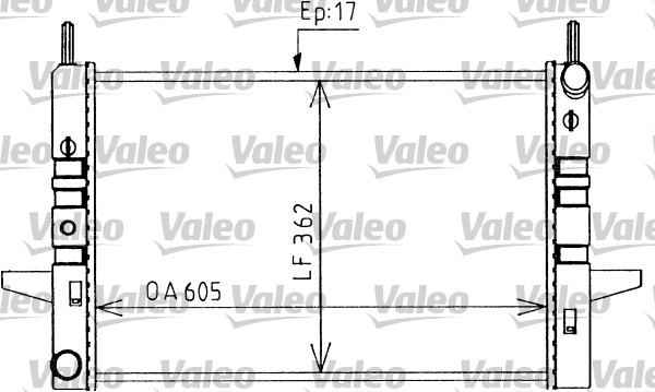 Radiateur Valeo 730590