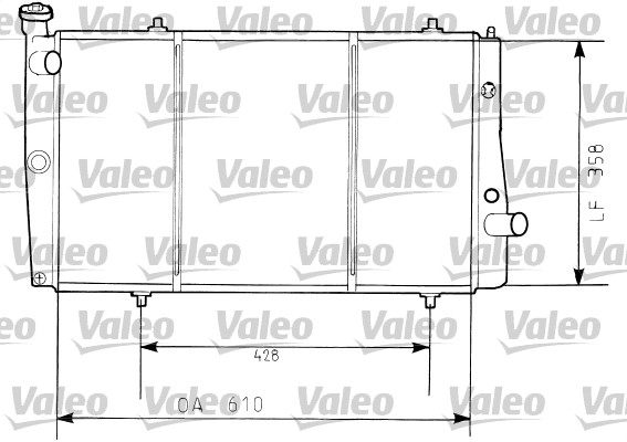 Radiateur Valeo 730634