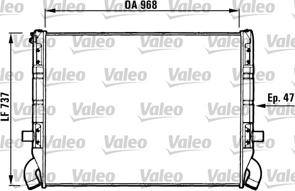 Radiateur Valeo 730639