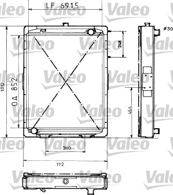 Radiateur Valeo 730731