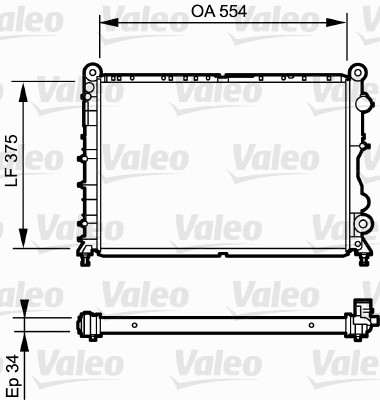 Radiateur Valeo 730838