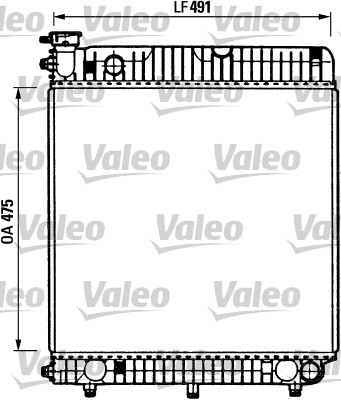 Radiateur Valeo 730883
