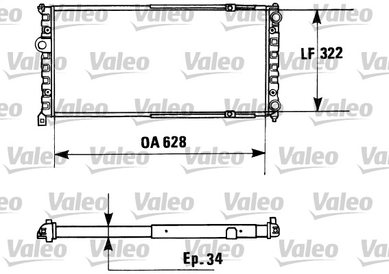 Radiateur Valeo 730945