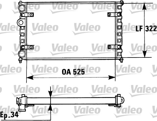 Radiateur Valeo 730947