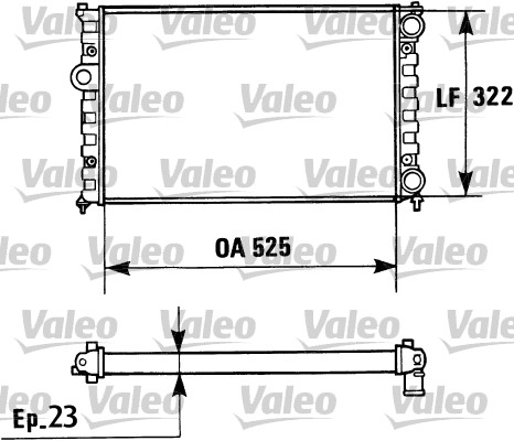 Radiateur Valeo 730948